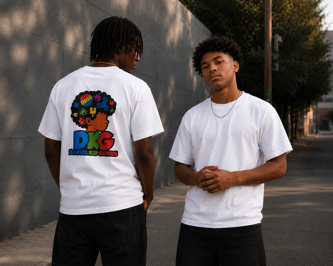 DKG Signature Tee | White