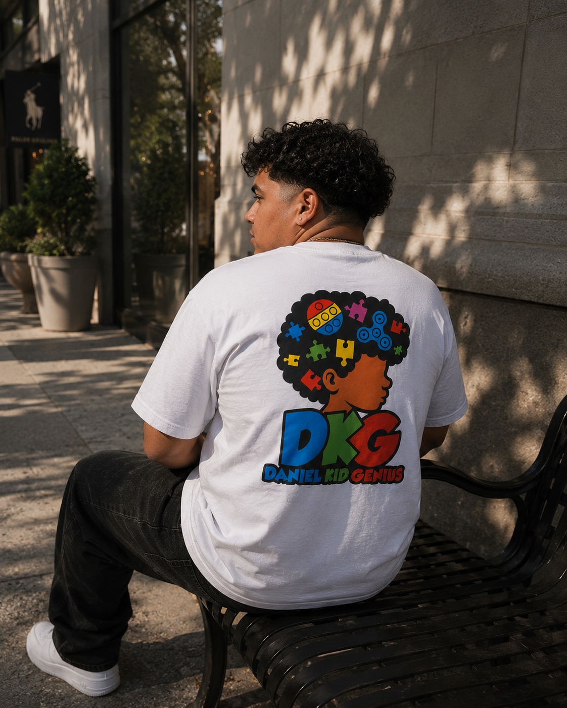 DKG Signature Tee | White